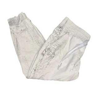 Lululemon Warm Down Jogger Women Size 12 Thread Dye Rover Gray Black W5DMXS EUC